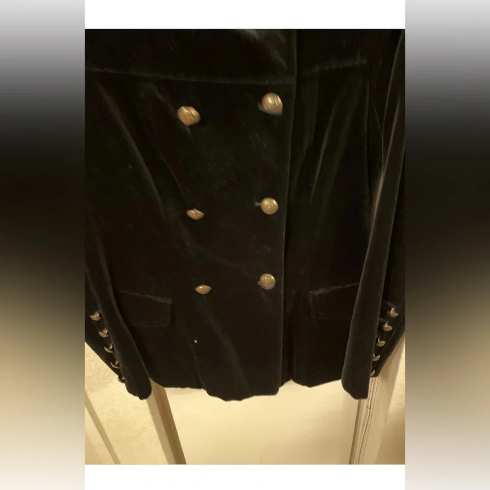 vince. velvet blazer jacket sz 6 - Picture 5 of 5